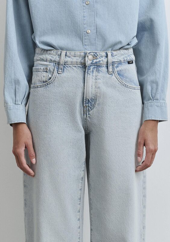 LEILA Kadın Mavi Denim Pantolon - M1010600