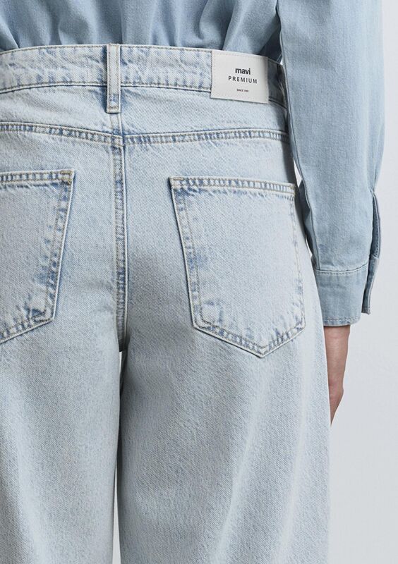 LEILA Kadın Mavi Denim Pantolon - M1010600