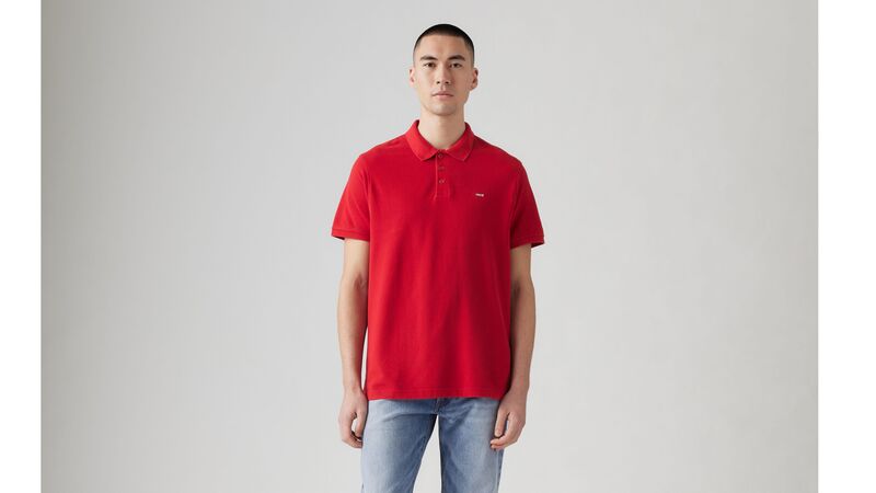 Levi's - LEVIS HM POLO CRIMSON PIQUE Erkek Kırmızı Gömlek - 35883