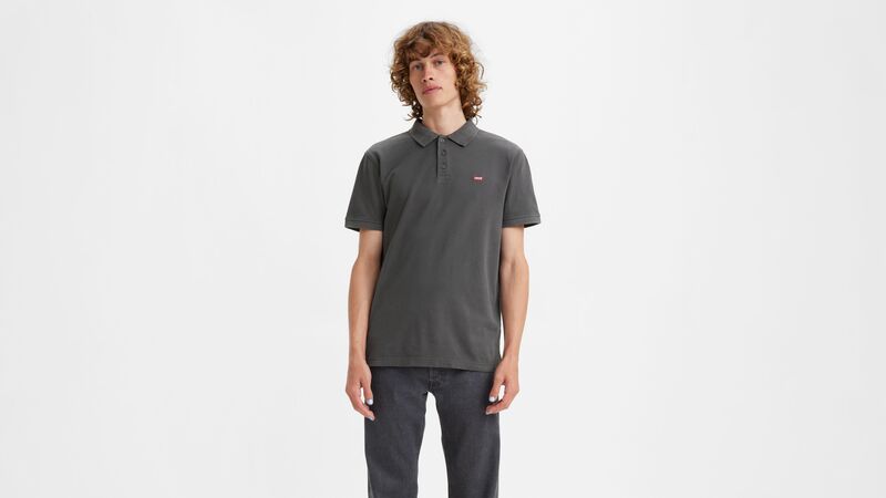 Levi's - LEVIS HM POLO GRAY ORE PIQUE Erkek Gri Gömlek - 35883