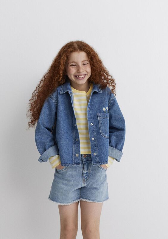 LIDYA Kız Çocuk Mavi Gömlek - M7211401