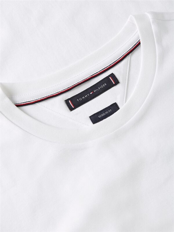 LIGHT INTERLOCK TEE Erkek Beyaz T-Shirt - MW0MW37508