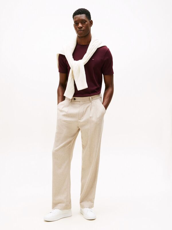 LIGHT INTERLOCK TEE Erkek Kırmızı T-Shirt - MW0MW37508