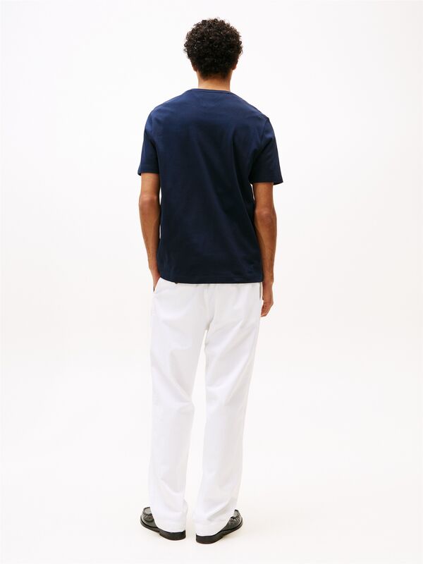 LIGHT INTERLOCK TEE Erkek Mavi T-Shirt - MW0MW37508