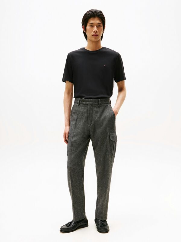 LIGHT INTERLOCK TEE Erkek Siyah T-Shirt - MW0MW37508