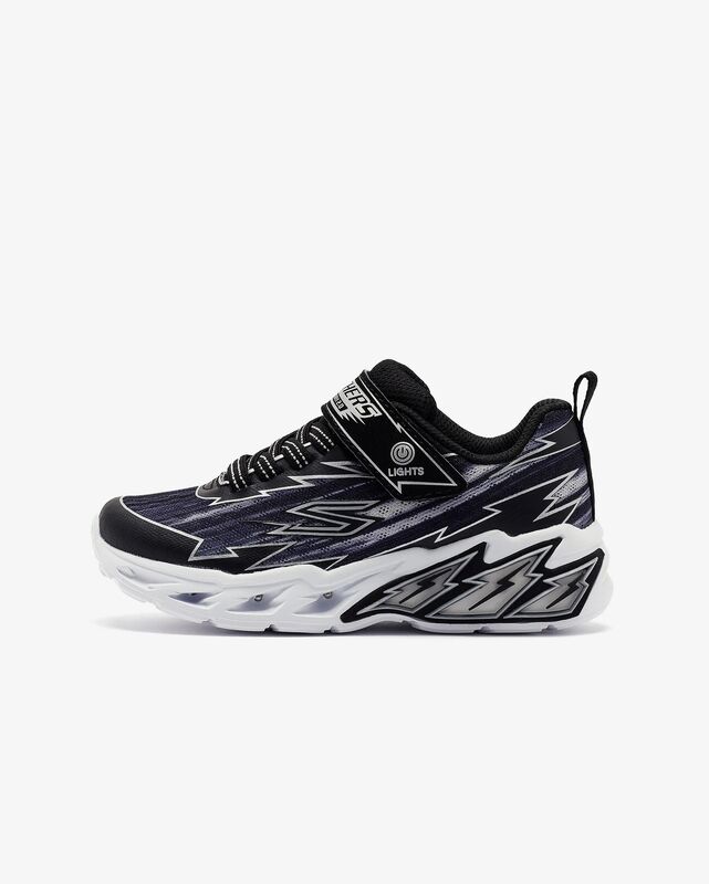 Skechers - Light Storm 2.0 - Bolt-Brights Erkek Çocuk Siyah Spor Ayakkabı - 400149L