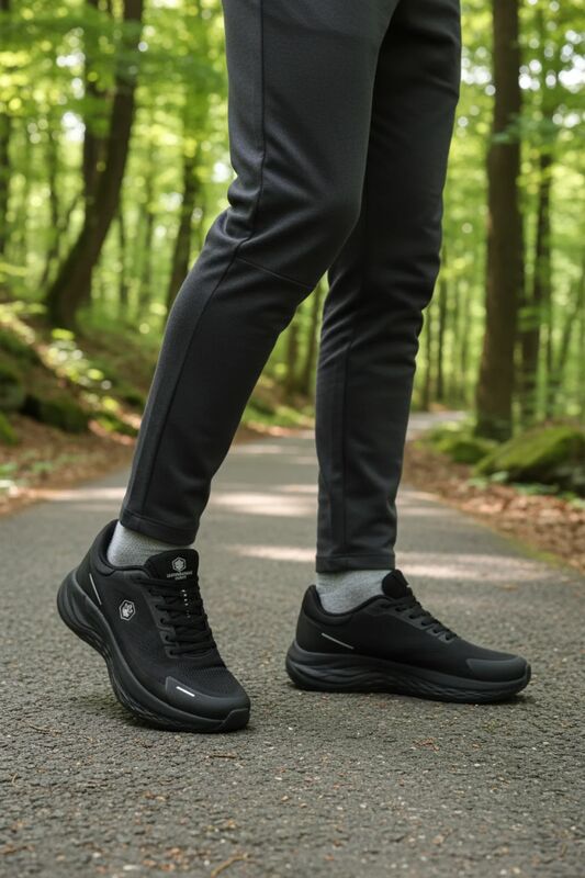 LISBOA 5PR Erkek Siyah Spor Ayakkabı - 102031665