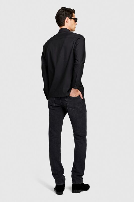 Liyosel Karışımlı Oversize Gömlek Erkek Siyah Gömlek - 323A5T3RSQ02P Liyosel Karışımlı Oversize Gömlek Erkek Siyah Gömlek - 323A5T3RSQ02P