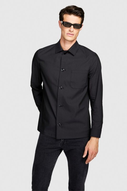 Liyosel Karışımlı Oversize Gömlek Erkek Siyah Gömlek - 323A5T3RSQ02P Liyosel Karışımlı Oversize Gömlek Erkek Siyah Gömlek - 323A5T3RSQ02P