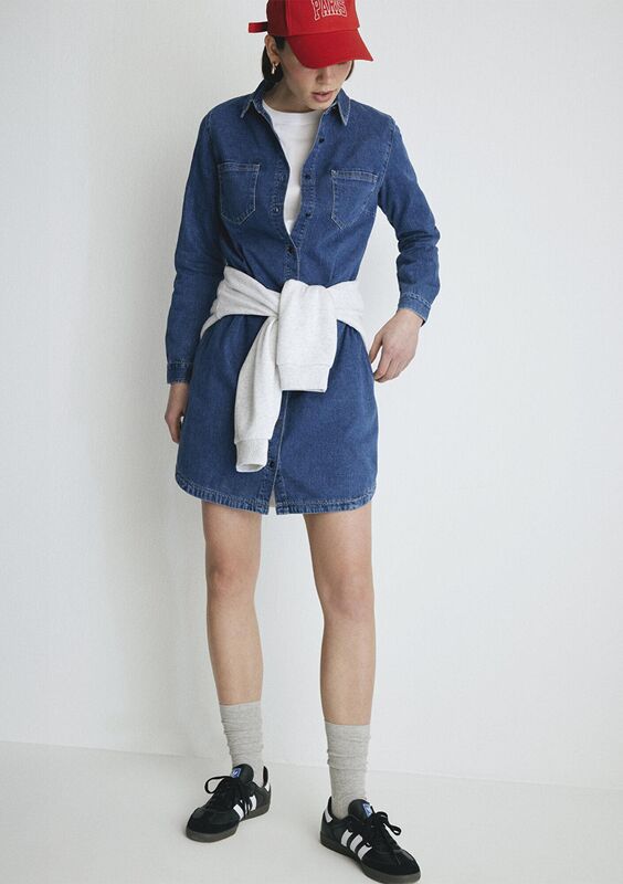 LIZ Kadın Dark Blue Everyday Elbise - M130656