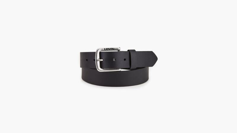 Levi's - LM BELT LEGACY GROUP SEINE CAVIAR LEATHE Erkek Siyah Kemer - 38016