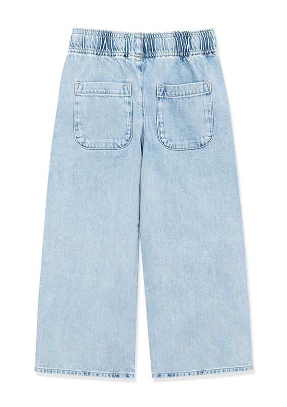 LOCO Kız Çocuk Mavi Denim Pantolon - M7010405