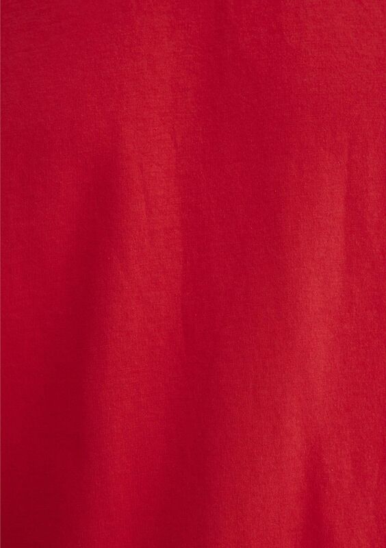 LOGO NAKIŞLI TİŞÖRT Erkek Kırmızı Basic T-Shirt - M067074