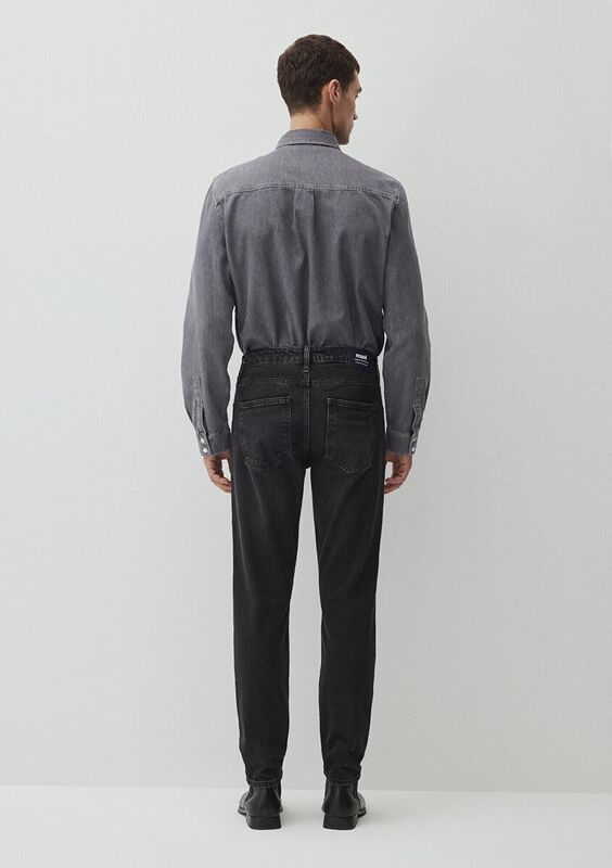 LONDON Erkek Gri Denim Pantolon - M0010172