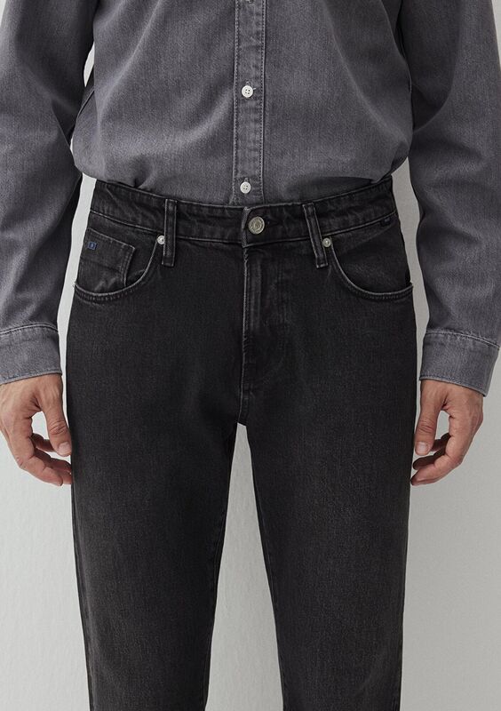 LONDON Erkek Gri Denim Pantolon - M0010172