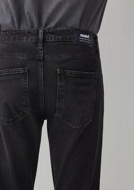 LONDON Erkek Gri Denim Pantolon - M0010172