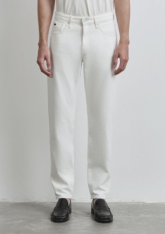 LONDON Erkek Kırık Beyaz Denim Pantolon - M0010172