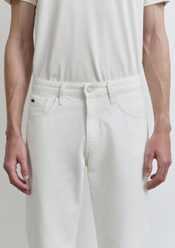 LONDON Erkek Kırık Beyaz Denim Pantolon - M0010172