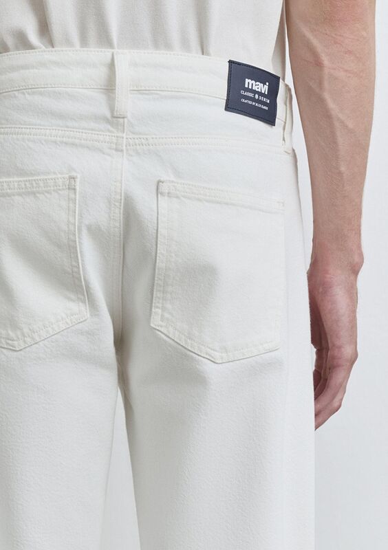LONDON Erkek Kırık Beyaz Denim Pantolon - M0010172