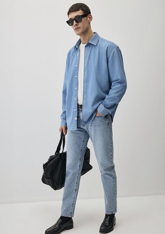 LONDON Erkek Mavi Denim Pantolon - M0010172