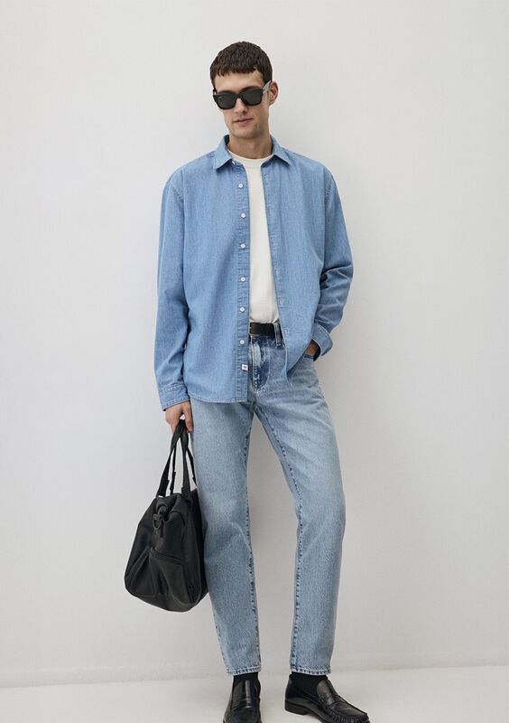 LONDON Erkek Mavi Denim Pantolon - M0010172