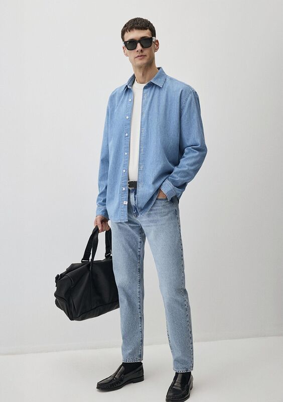 LONDON Erkek Mavi Denim Pantolon - M0010172