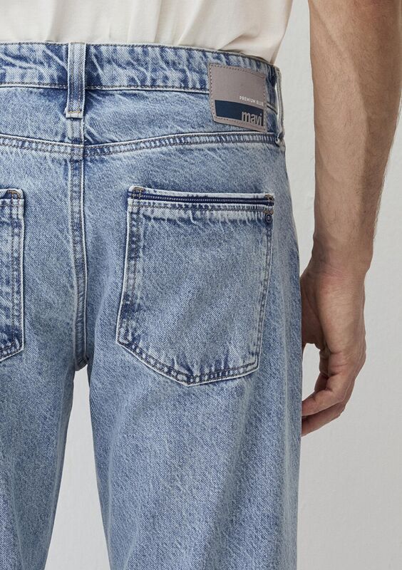 LONDON Erkek Mavi Denim Pantolon - M0010172