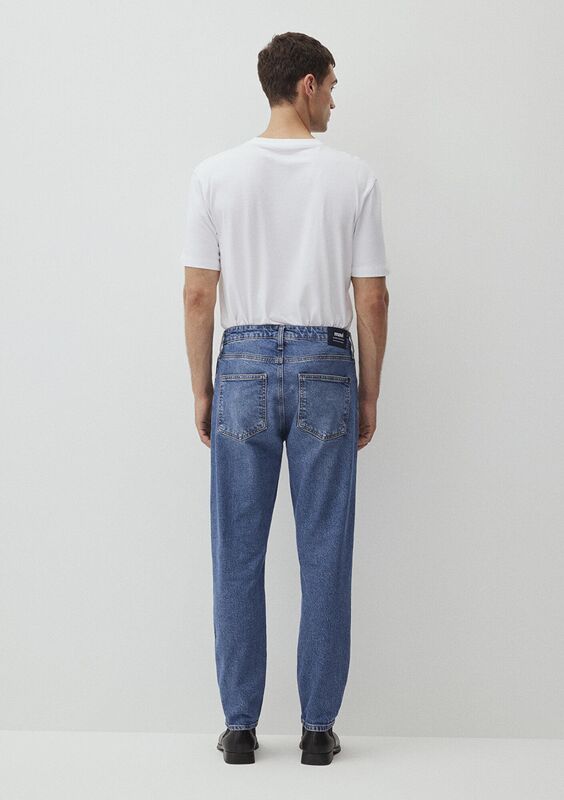 LONDON Erkek Mid Brushed Classic Denim Denim Pantolon - M0010172