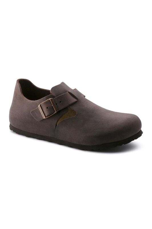 Birkenstock - LONDON FL Erkek Kahverengi Terlik - 166533