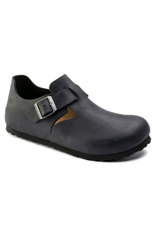 Birkenstock - LONDON FL Erkek Siyah Terlik - 166543