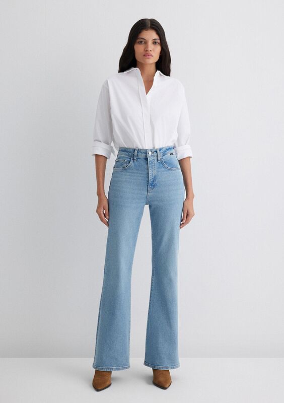 LOS ANGELES Kadın Mavi Denim Pantolon - M1010349