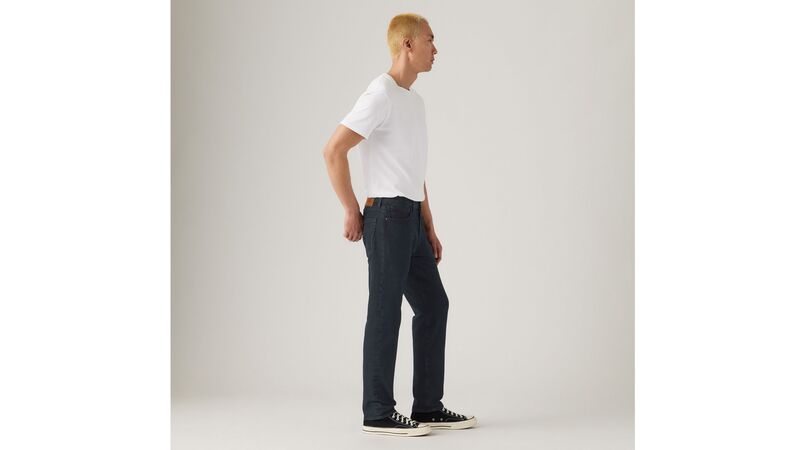 LSE_502 TAPER SHADED GLEN ADV Erkek Mavi Denim Pantolon - A2088