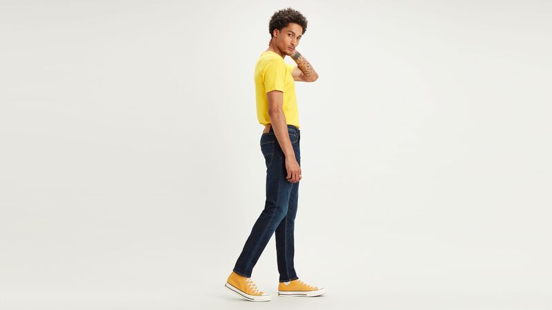 LSE_512 SLIM TAPER BIOLOGIA ADV Erkek Lacivert Denim Pantolon - A2087