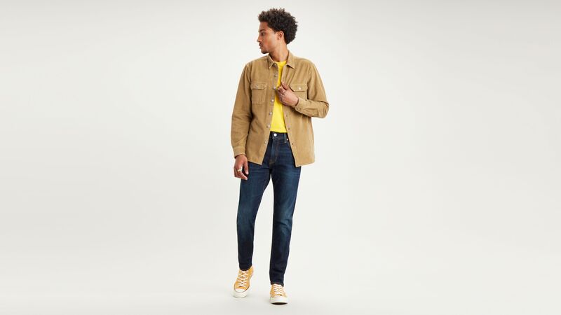 LSE_512 SLIM TAPER BIOLOGIA ADV Erkek Lacivert Denim Pantolon - A2087