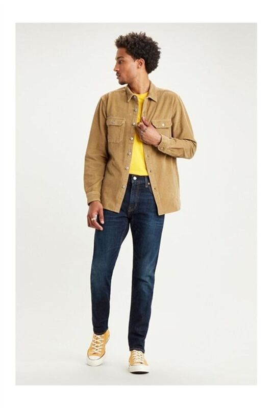 LSE_512 SLIM TAPER BIOLOGIA ADV Erkek Lacivert Jean - A2087