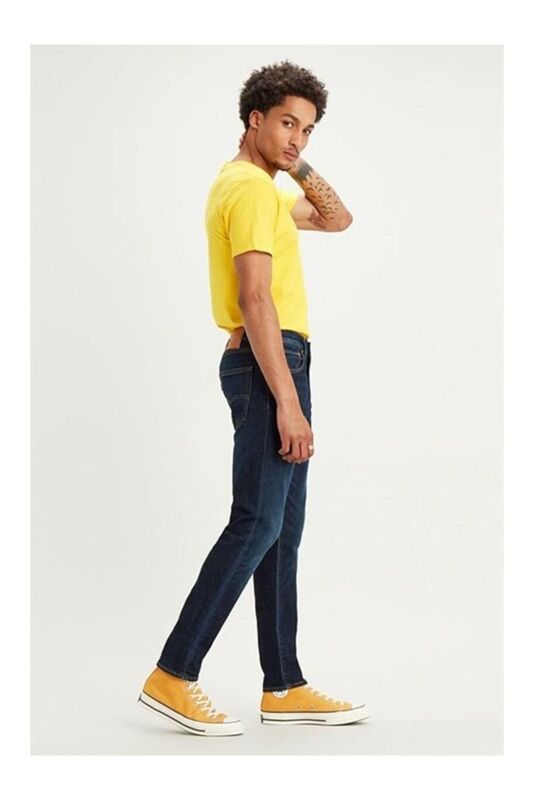 LSE_512 SLIM TAPER BIOLOGIA ADV Erkek Lacivert Jean - A2087