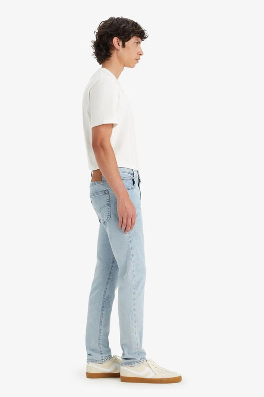 LSE_512 SLIM TAPER FROSTED COOL Erkek Light Indigo - Worn In Jean - A2087