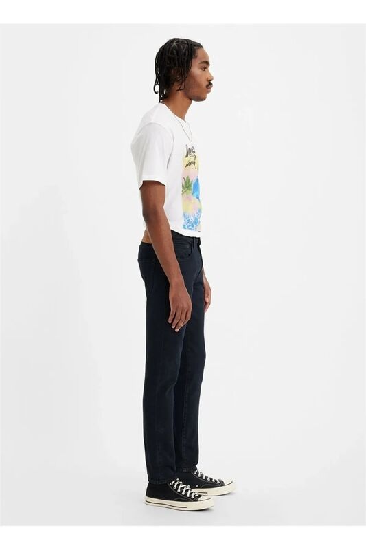 LSE_512 SLIM TAPER FROSTED COOL Erkek Mavi Jean - A2087