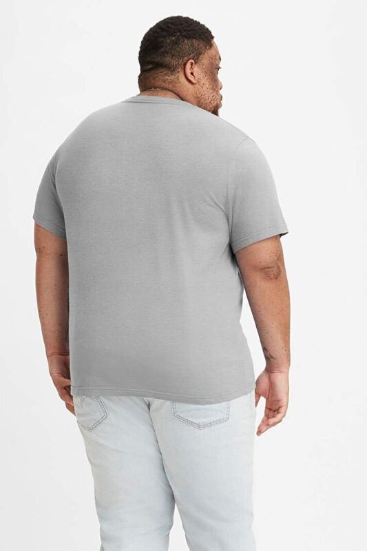 LSE_SS RELAXED FIT TEE HEADLINE LOGO 2 Erkek Bej T-Shirt - A2082