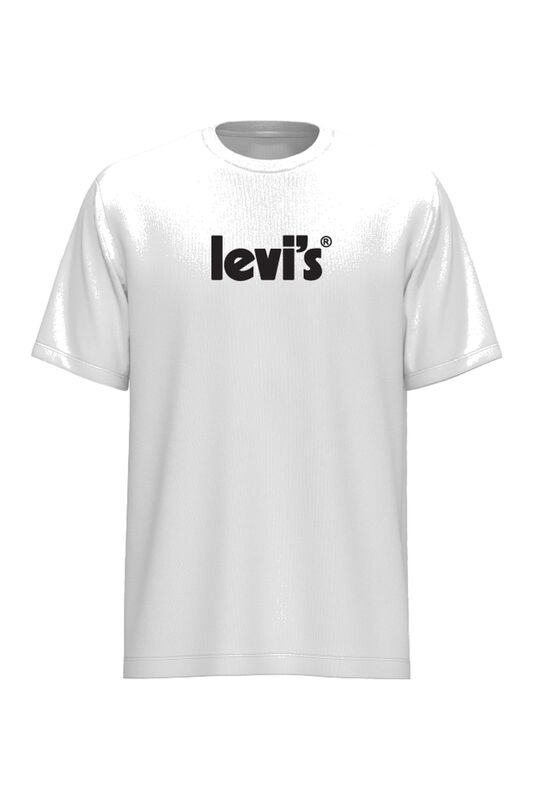 LSE_SS RELAXED FIT TEE HEADLINE LOGO 2 Erkek Bej T-Shirt - A2082