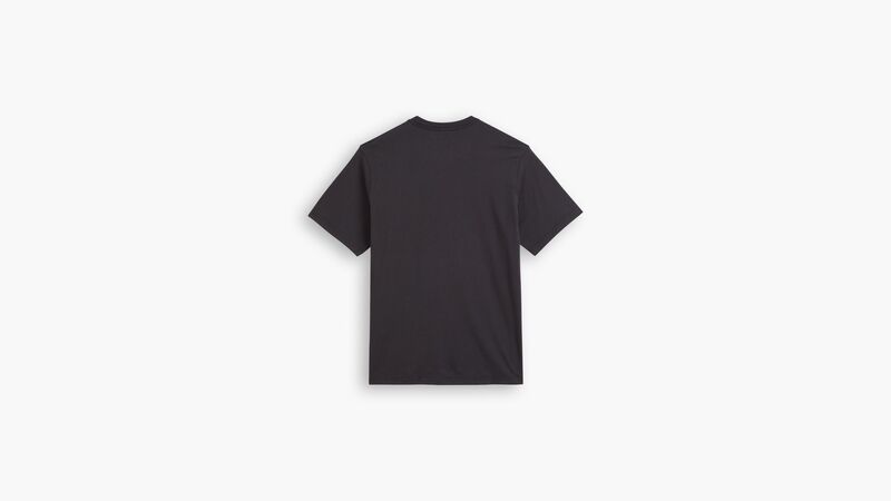 LSE_SS RELAXED FIT TEE LSE POSTER LOGO Erkek Siyah Grafik Tişört - A2082