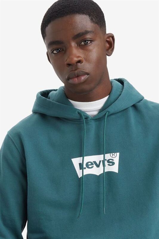 Levi's - LSE T2 STD GRAPHIC HOOD SSNL CORE BATWI Erkek Yeşil Sweatshirt - A2410