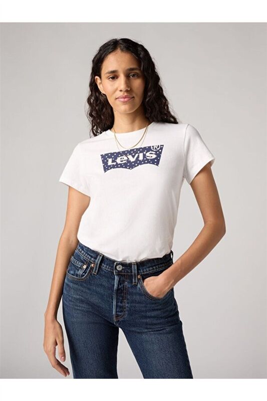 LSE THE PERFECT TEE CORE MINI SPORTSWEA Kadın Beyaz T-Shirt - A2086