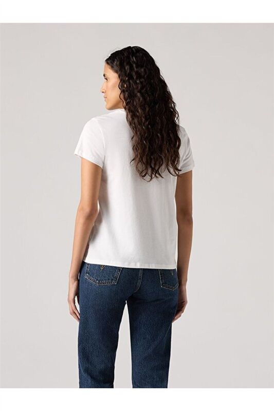 LSE THE PERFECT TEE CORE MINI SPORTSWEA Kadın Beyaz T-Shirt - A2086