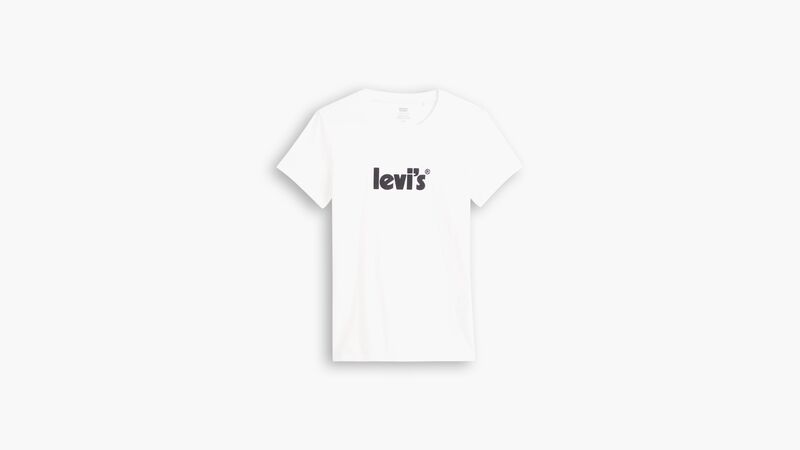 LSE THE PERFECT TEE LEVIS THE ORIGINAL Kadın Bej T-Shirt - A2086