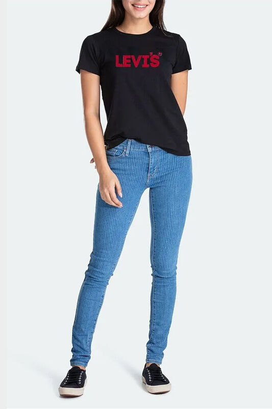 LSE THE PERFECT TEE LEVIS THE ORIGINAL Kadın Blacks T-Shirt - A2086