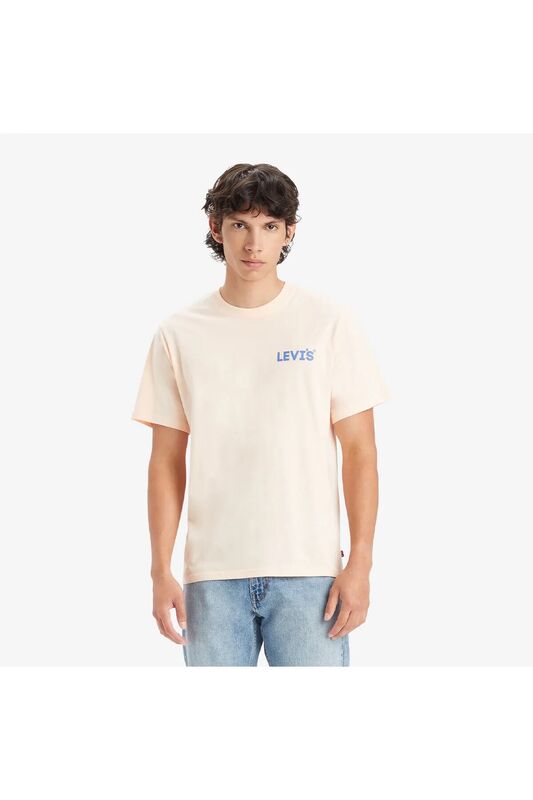 Levi's - LSESS RELAXED FIT TEE Erkek Pembe T-Shirt - A2082 Levi's - LSESS RELAXED FIT TEE Erkek Pembe T-Shirt - A2082