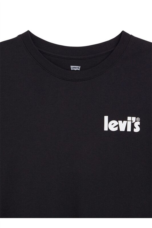 LSESS RELAXED FIT TEE Erkek Siyah T-Shirt - A2082