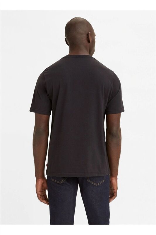 LSESS RELAXED FIT TEE Erkek Siyah T-Shirt - A2082