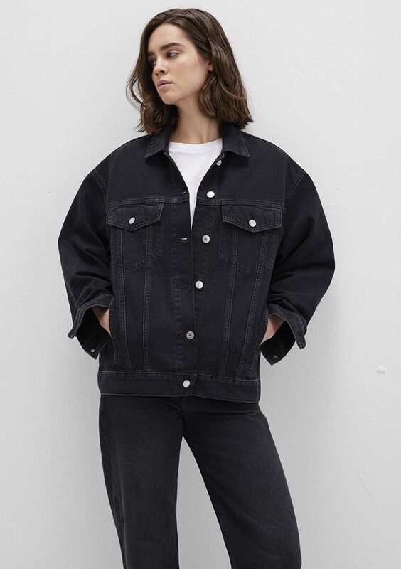 LUNA Kadın Antrasit Denim Ceket - M1110177